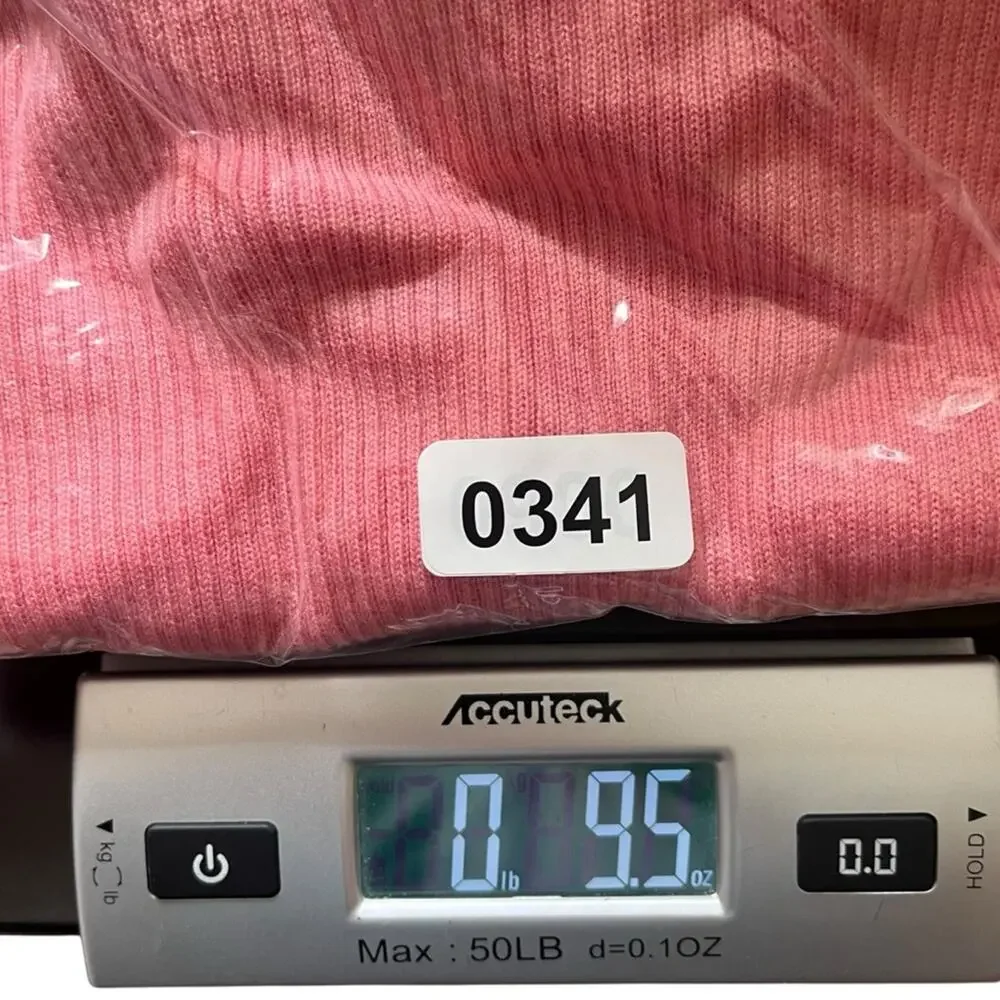 J Crew Merino Wool Turtleneck Sweater Women’s Medium Pink Ribbed Puff Shoulder